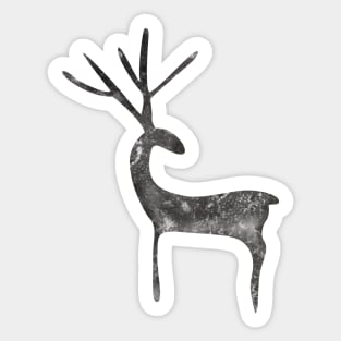 The Deer Abstract Sticker